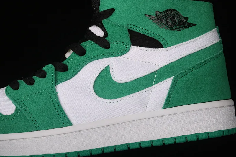 All categories Air Jordan Jordan series basketball shoes Air Jordan 1 High G version Air Jordan 1 Zoom CMFT "Stadium Green" AJ1 Joe 1 white and green stitching CT0978-300